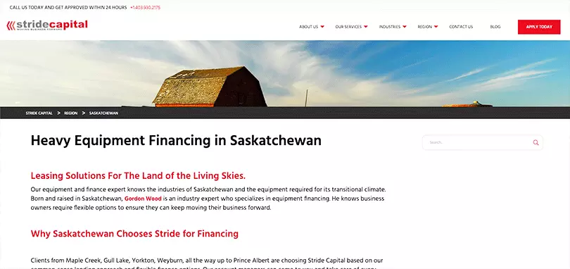 best equipment leasing companies saskatchewan regina